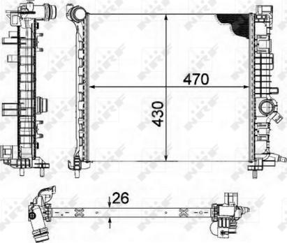 Wilmink Group WG1723427 - Радіатор, охолодження двигуна autocars.com.ua