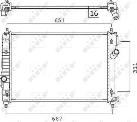 Wilmink Group WG1723452 - Радіатор, охолодження двигуна autocars.com.ua