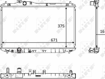 Wilmink Group WG1723460 - Радіатор, охолодження двигуна autocars.com.ua