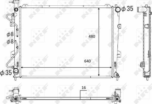 Wilmink Group WG1723466 - Радіатор, охолодження двигуна autocars.com.ua