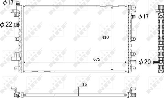 Wilmink Group WG1723472 - Радіатор, тяговий акумулятор autocars.com.ua