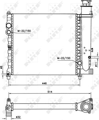 Wilmink Group WG1723501 - Радіатор, охолодження двигуна autocars.com.ua