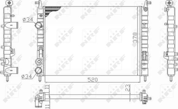 Wilmink Group WG1723504 - Радіатор, охолодження двигуна autocars.com.ua