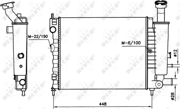 Wilmink Group WG1723508 - Радіатор, охолодження двигуна autocars.com.ua