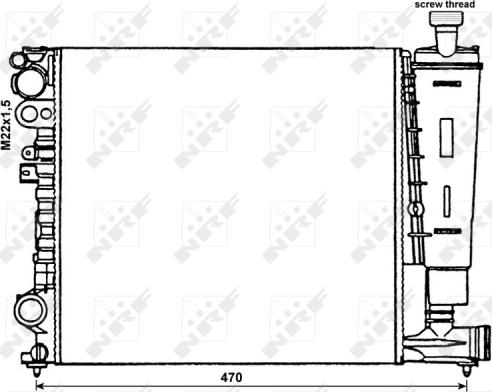 Wilmink Group WG1723588 - Радіатор, охолодження двигуна autocars.com.ua