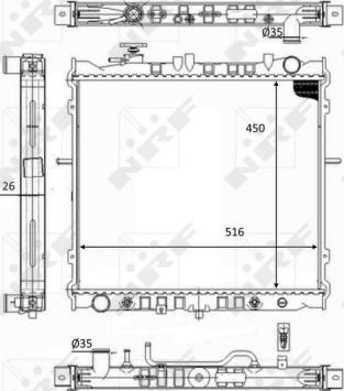 Wilmink Group WG1723603 - Радіатор, охолодження двигуна autocars.com.ua