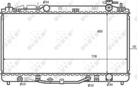 Wilmink Group WG1723619 - Радіатор, охолодження двигуна autocars.com.ua