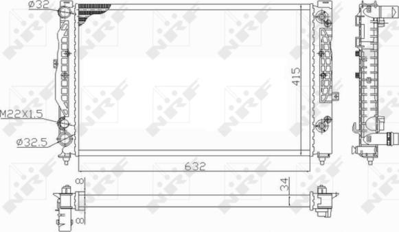 Wilmink Group WG1723634 - Радіатор, охолодження двигуна autocars.com.ua