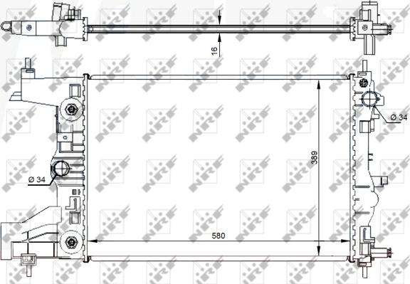 Wilmink Group WG1723658 - Радіатор, охолодження двигуна autocars.com.ua