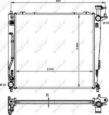 Wilmink Group WG1723664 - Радіатор, охолодження двигуна autocars.com.ua