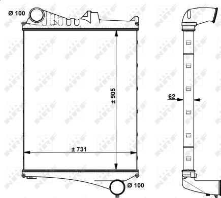 Wilmink Group WG1723794 - Интеркулер autocars.com.ua