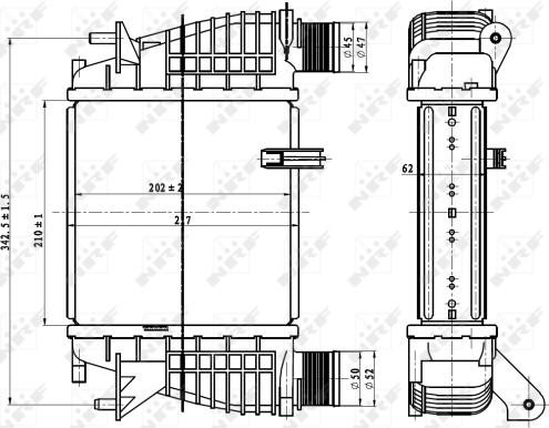 Wilmink Group WG1724115 - Интеркулер autocars.com.ua