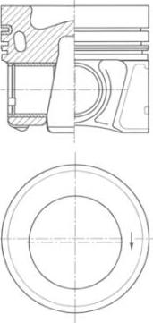 Wilmink Group WG1726322 - Поршень autocars.com.ua