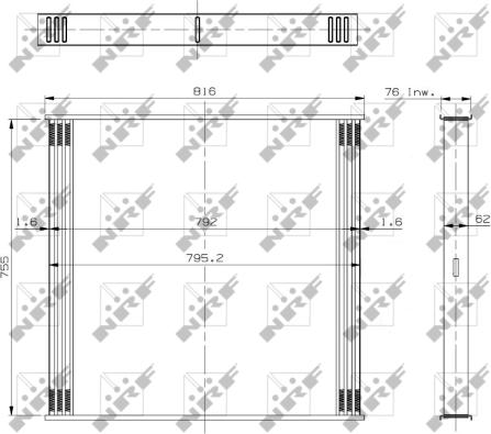 Wilmink Group WG1734251 - Сітка радіатора, інтеркулер autocars.com.ua