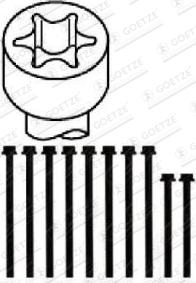 Wilmink Group WG1736443 - Комплект болтів головки циліндрів autocars.com.ua