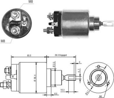 Wilmink Group WG1748237 - Тягове реле, стартер autocars.com.ua