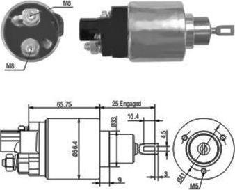 Wilmink Group WG1748275 - Тяговое реле, стартер autodnr.net