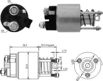 Wilmink Group WG1748306 - Тяговое реле, стартер autodnr.net