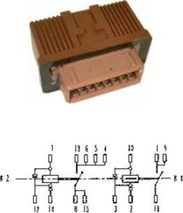 Wilmink Group WG1748508 - Реле, паливний насос autocars.com.ua