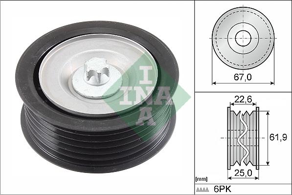 Wilmink Group WG1809870 - Направляющий ролик, поликлиновый ремень autodnr.net