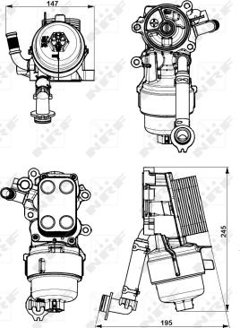 Wilmink Group WG1837622 - Корпус, масляний фільтр autocars.com.ua