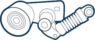 Wilmink Group WG1890627 - Натягувач ременя, клинові зуб. autocars.com.ua