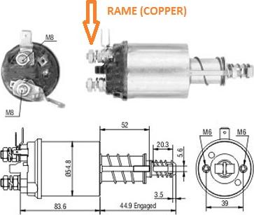 Wilmink Group WG1892832 - Тягове реле, стартер autocars.com.ua