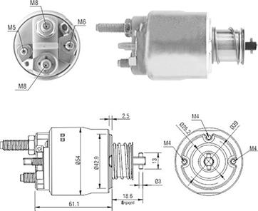 Wilmink Group WG1916399 - Тягове реле, стартер autocars.com.ua