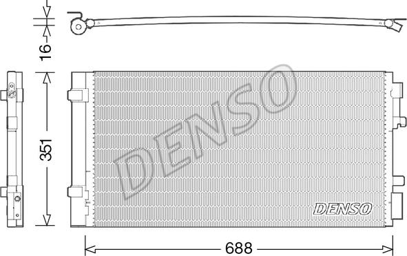 Wilmink Group WG1917383 - Конденсатор, кондиціонер autocars.com.ua