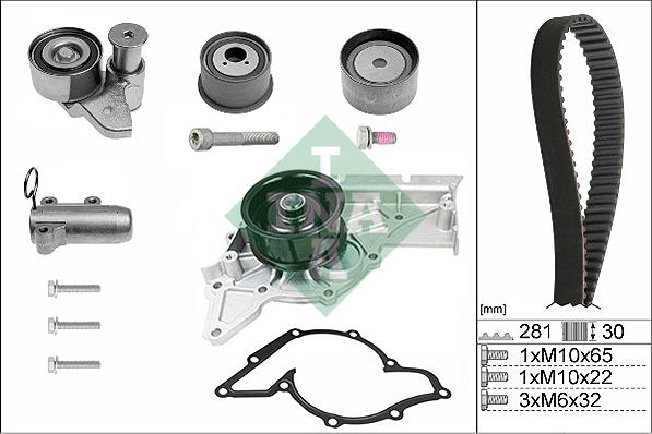 Wilmink Group WG1966367 - Водяний насос + комплект зубчатого ременя autocars.com.ua