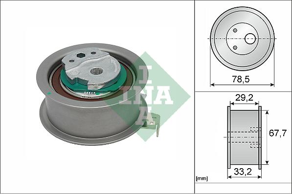 Wilmink Group WG1966369 - Натяжной ролик, ремень ГРМ autodnr.net