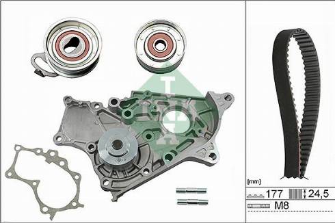 Wilmink Group WG1978453 - Водяной насос + комплект зубчатого ремня autodnr.net