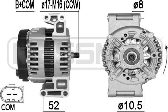 Wilmink Group WG2011325 - Генератор autocars.com.ua