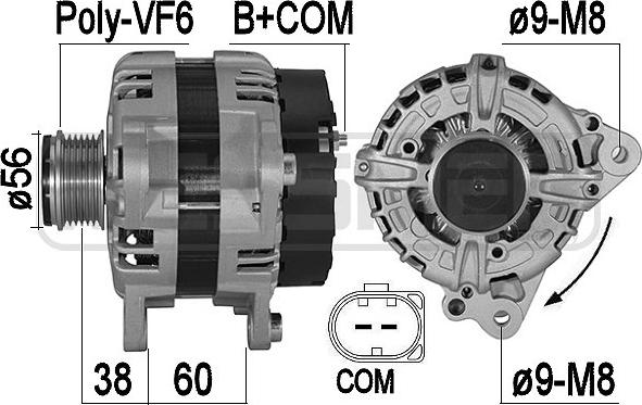 Wilmink Group WG2011487 - Генератор autocars.com.ua