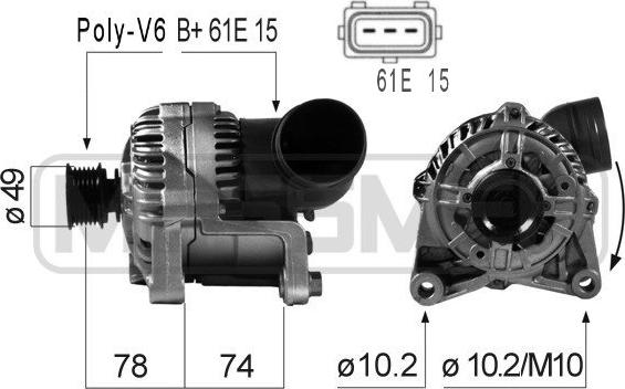 Wilmink Group WG2011642 - Генератор autocars.com.ua