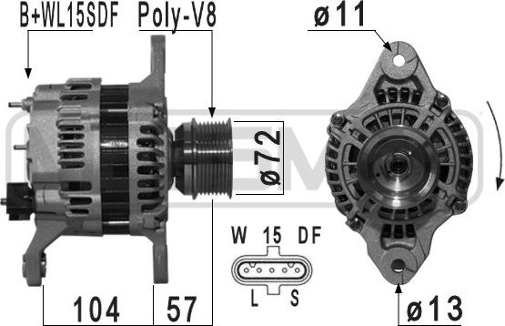 Wilmink Group WG2012382 - Генератор autocars.com.ua