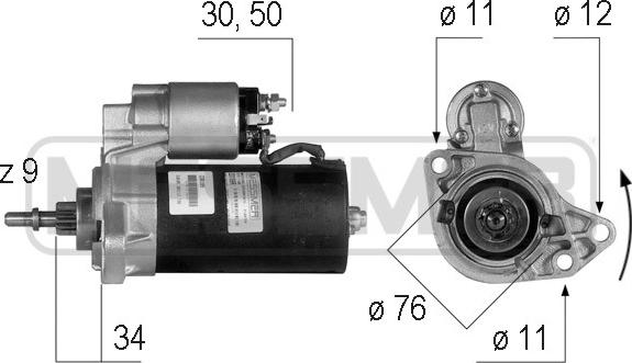 Wilmink Group WG2012814 - Стартер autocars.com.ua