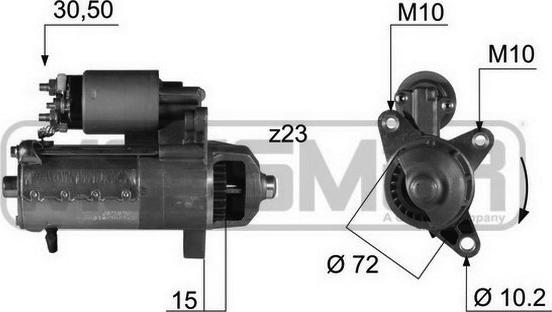 Wilmink Group WG2012903 - Стартер autocars.com.ua