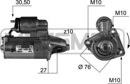 Wilmink Group WG2012974 - Стартер autocars.com.ua