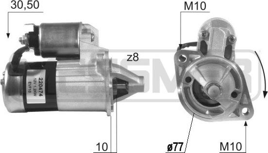 Wilmink Group WG2013033 - Стартер autocars.com.ua