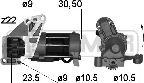 Wilmink Group WG2013354 - Стартер autocars.com.ua