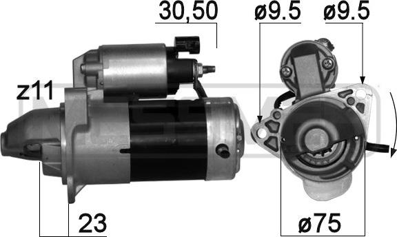 Wilmink Group WG2013370 - Стартер autocars.com.ua