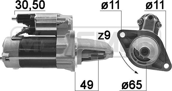 Wilmink Group WG2013542 - Стартер autocars.com.ua