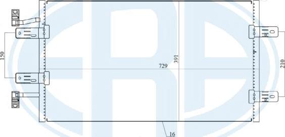 Wilmink Group WG2016781 - Конденсатор, кондиціонер autocars.com.ua