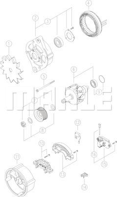 Wilmink Group WG2043380 - Генератор autocars.com.ua