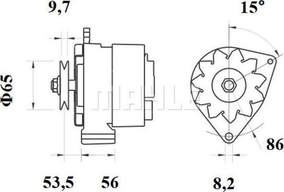 Wilmink Group WG2043655 - Генератор autocars.com.ua