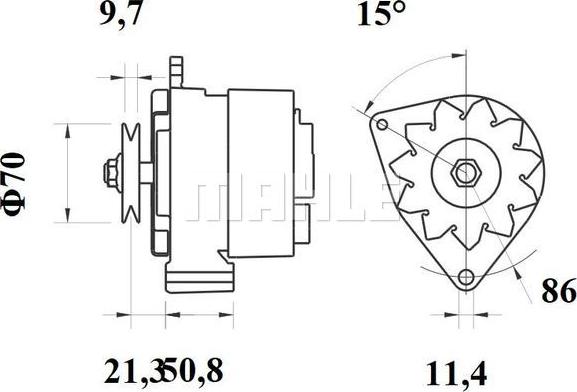 Wilmink Group WG2043790 - Генератор autocars.com.ua