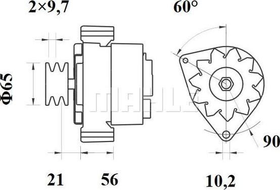 Wilmink Group WG2043812 - Генератор autocars.com.ua