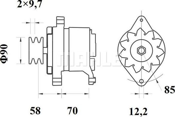 Wilmink Group WG2043816 - Генератор autocars.com.ua