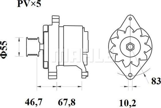 Wilmink Group WG2043833 - Генератор autocars.com.ua